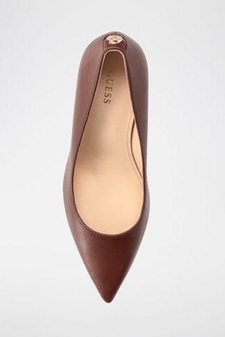 Leren Pumps - Bruin 