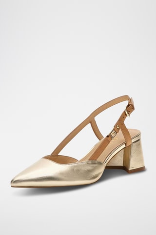Leren Pumps - Goudkleurig