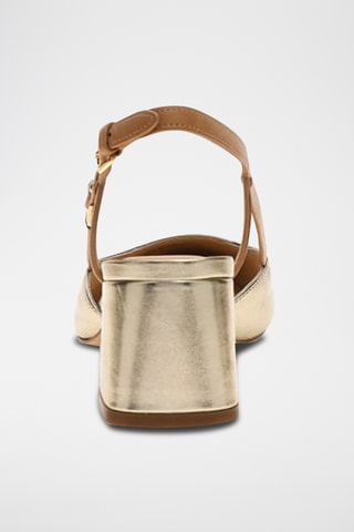 Leren Pumps - Goudkleurig