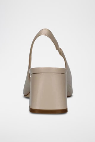 Schapenleren Pumps - Taupe