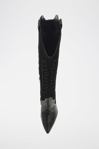 Nubuck Lieslaarzen - Zwart