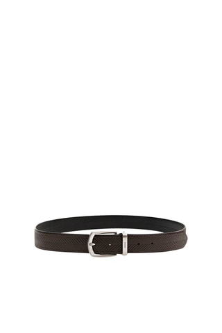 Leren Riem Zwart 