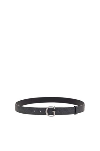 Dubbelzijdige Leren Riem Vezzola - Zwart