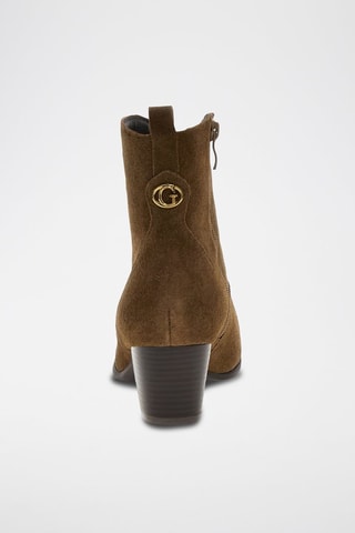 Nubuck Enkellaarzen - Camel