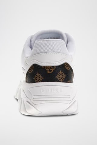 Sneakers - Wit en Bruin