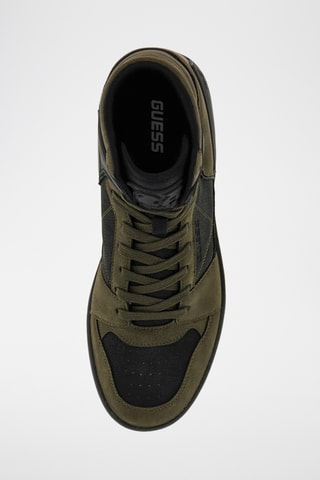 Hoge Sneakers Donkergroen