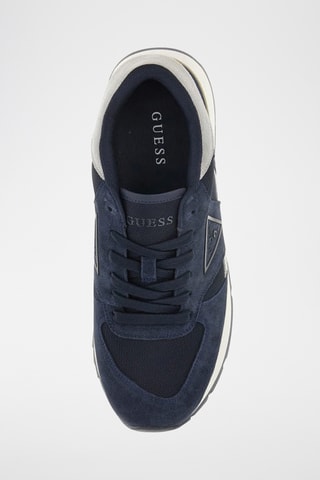 Nubuck Sneakers - Nachtblauw