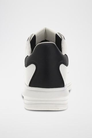 Platform Kalfsleren Sneakers Vibo - Wit