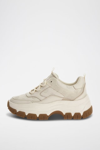 Platform Sneakers - Ecru