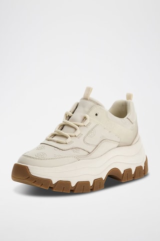Platform Sneakers - Ecru
