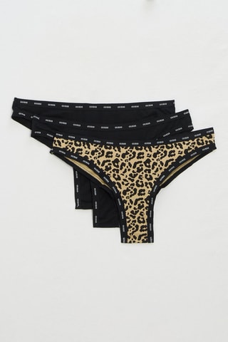 3 Tanga’s - Zwart en Beige