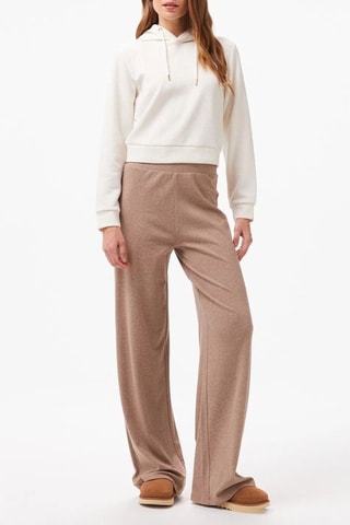 Broek Hoge Taille - Gemêleerd Beige
