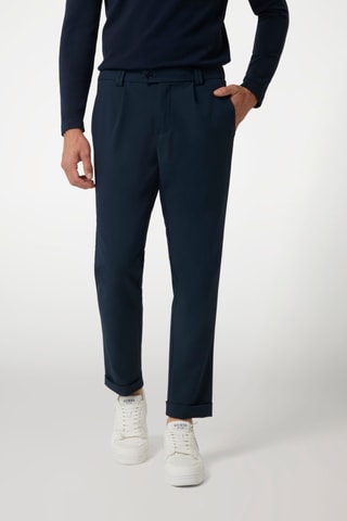 Broek regular - Marineblauw 