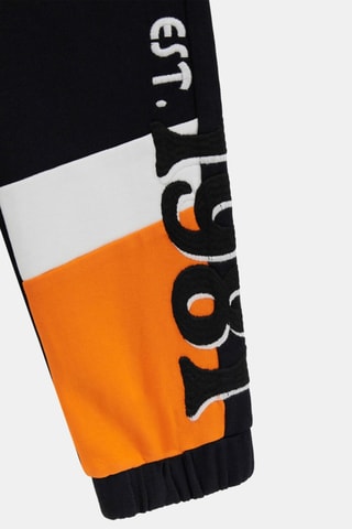 Joggingbroek - Zwart en Oranje