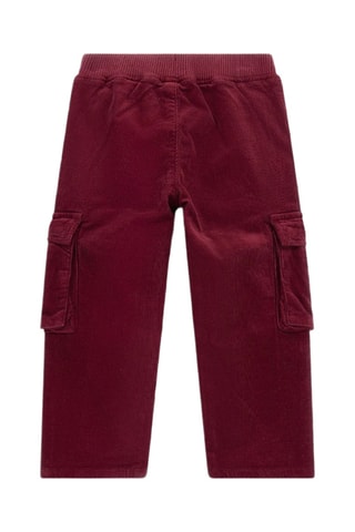 Velours Broek - Bordeauxrood