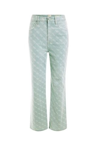 Jeans Hoge Taille - Zeegroen