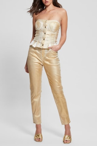 Jeans Kia - Goudkleurig 
