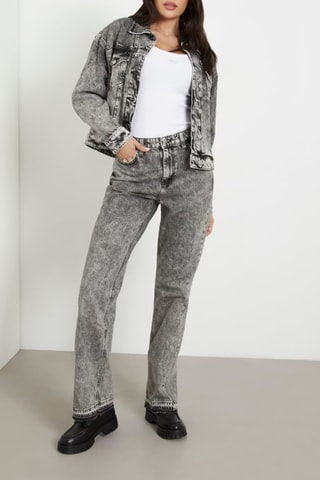 Jeans Straight - Grijs 
