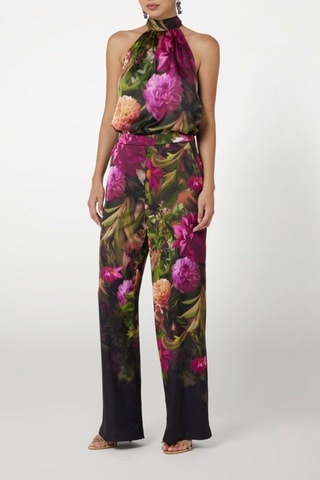 Top - Bruin en Fuchsia 