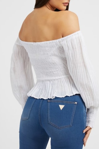 Ramie Top - Wit