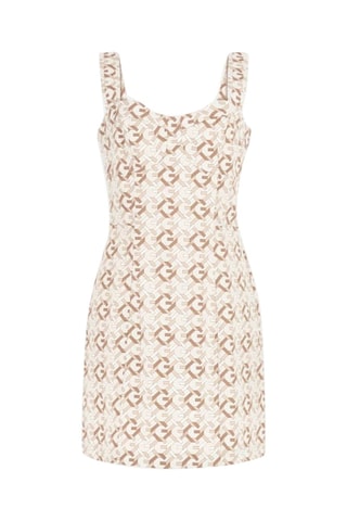 Rechte Jurk Beatrice - Beige