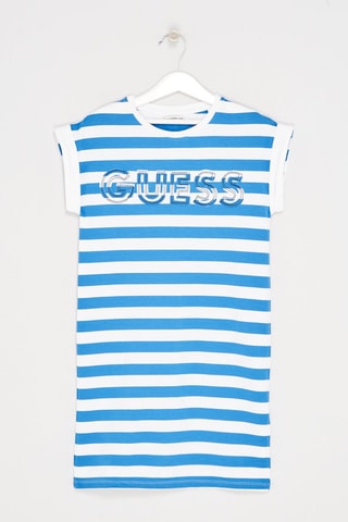 Jurk Wit en Turquoise