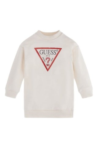 Sweaterjurk French Terry - Ecru