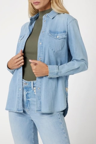 Spijkerblouse Waima - Hemelsblauw