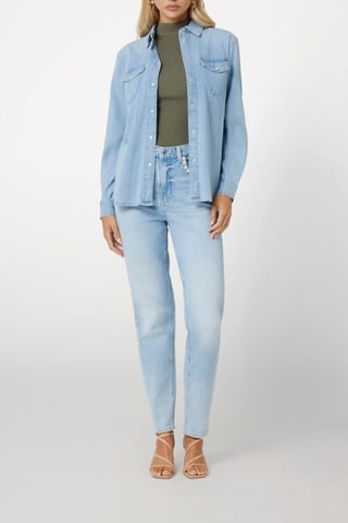 Spijkerblouse Waima - Hemelsblauw