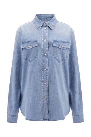 Spijkerblouse Waima - Hemelsblauw