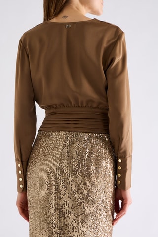 Blouse - Bruin