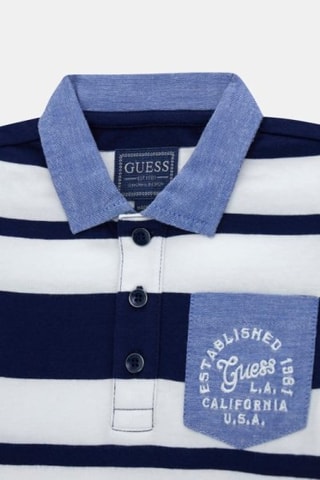 Polo - blauw en wit