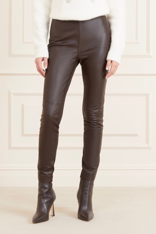 Leren Legging - Bruin