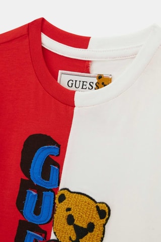 T-shirt - Wit en rood