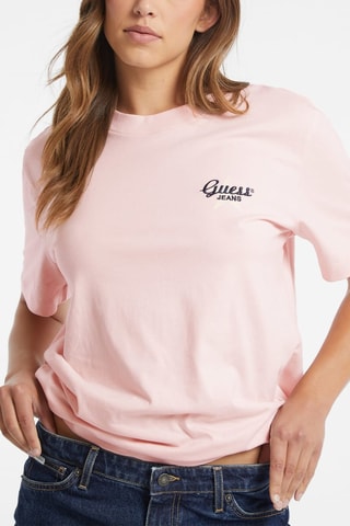 Oversized T-shirt - Poederroze