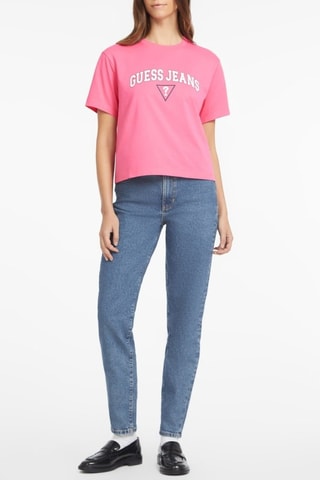 T-shirt boxy - Fuchsia