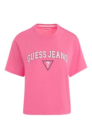 T-shirt boxy - Fuchsia