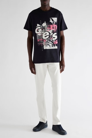 T-shirt Abstract Graphic - Zwart