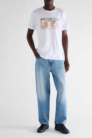 T-shirt Mosaic - Wit