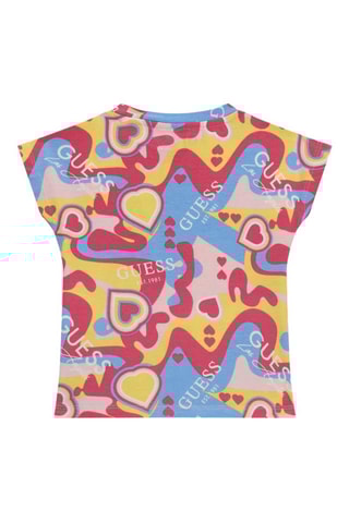 T-shirt - Rood en hemelsblauw