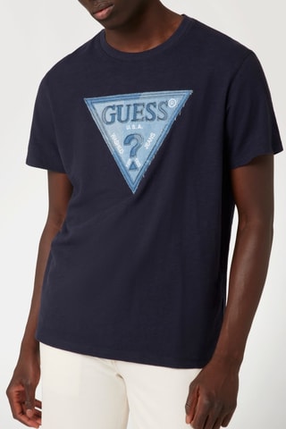 T-shirt regular - Donkerblauw