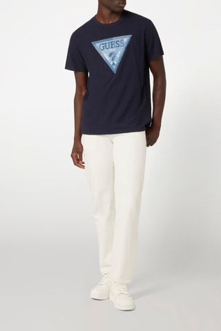T-shirt regular - Donkerblauw