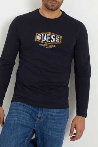 T-shirt slim - Donkerblauw