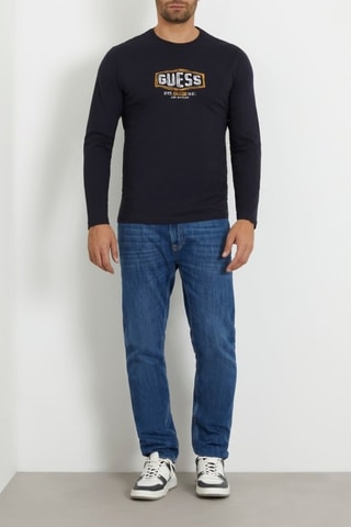 T-shirt slim - Donkerblauw