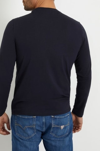 T-shirt slim - Donkerblauw
