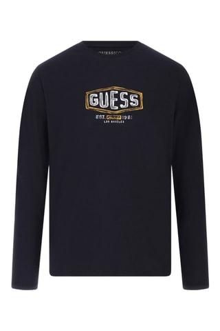 T-shirt slim - Donkerblauw