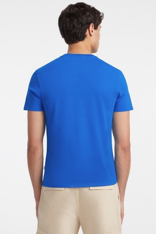 T-shirt slim - Felblauw