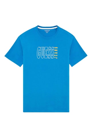 T-shirt slim - Felblauw