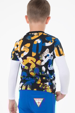 T-shirt en Joggingbroek - Zwart en Kobaltblauw