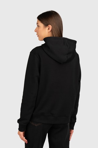 Sweater met capuchon - Zwart